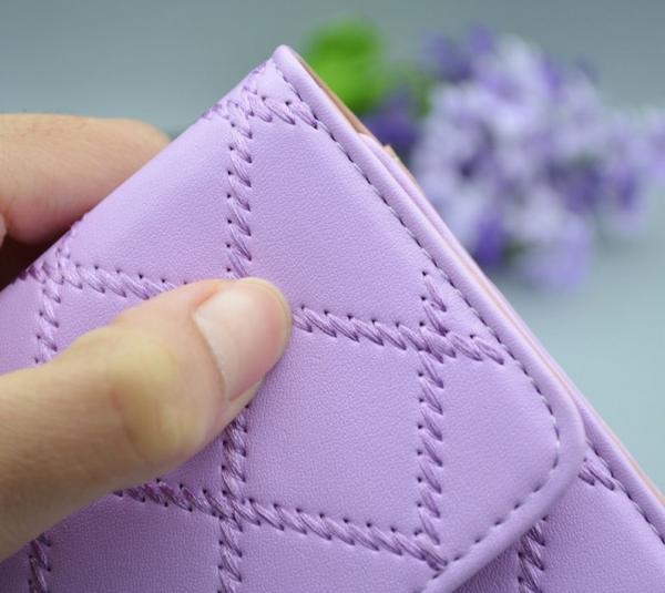 2016 new winter fashion trend embroidery Ms. clamshell Lingge long wallet
