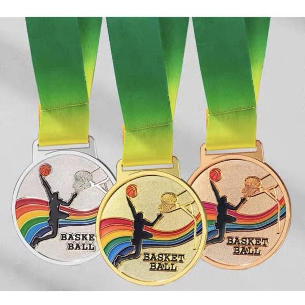 3D Zinc Alloy Custom Medals with Die Cast Technique for Sports Awards and Personalized Recognition