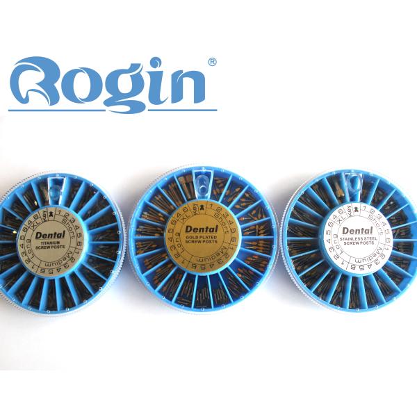 Stainless Steel / Titanium Dental Screw Post 120/240pcs Provide OEM Service