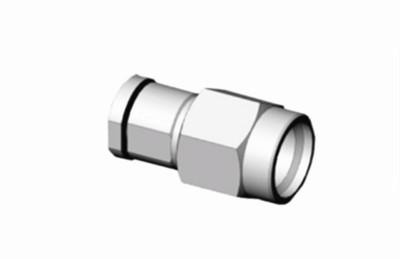 Waterproof K2.92mm Male Stainless Steel RF Coaxial Connector Plug with Passivated Plating
