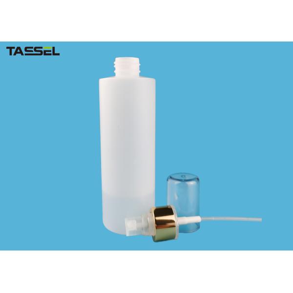 8 Oz Fine Mist Spray Bottles 250ml PE Bottle Shiny Gold Aluminum Sprayer