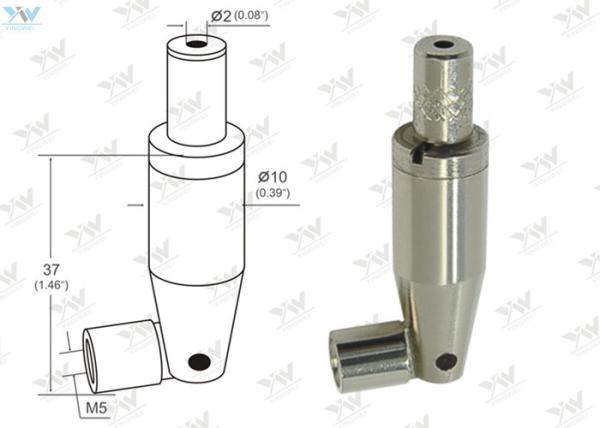 Swivel Jointed Adjustable Cable Grippers Made With Brass Material Nickel​ Plating