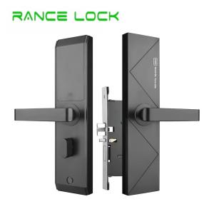 RFID Hotel Door Lock Black / Silver Smart Electronic Door Lock