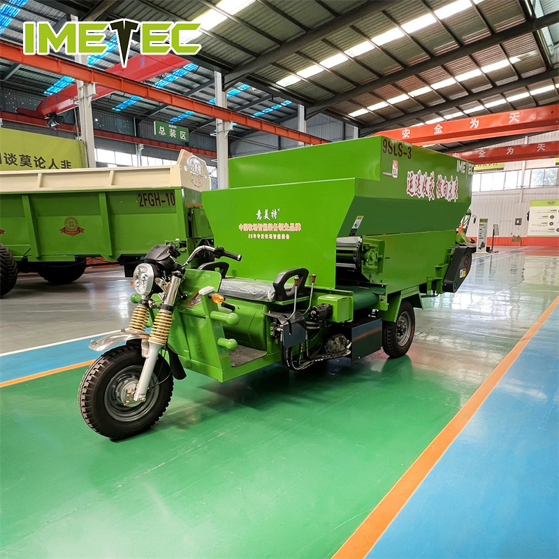 ODM Electric TMR Horizontal Feed Mixer Wagon Spreader Truck For Cattle