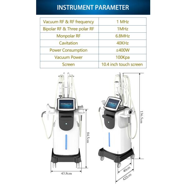 40K Cavitation Vacuum Roller Massage  Slimming Vela Shaping Machine