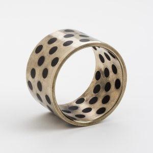 C86300 Manganese Bronze Sleeve Bushings , Self Lubricating Bush Mediate Load