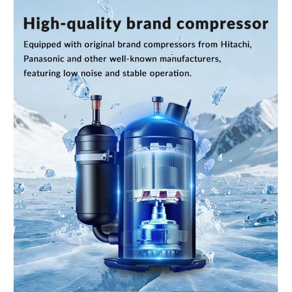 5HP 7HP Wall-mounted Jet Type Evaporative Cooling Energy-Saving Air Conditioner High Cooling Capacity System for Factory