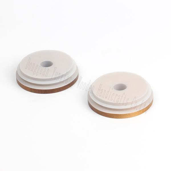 Natural Beech Wooden Jar Lid for Glass Canisters Airtight