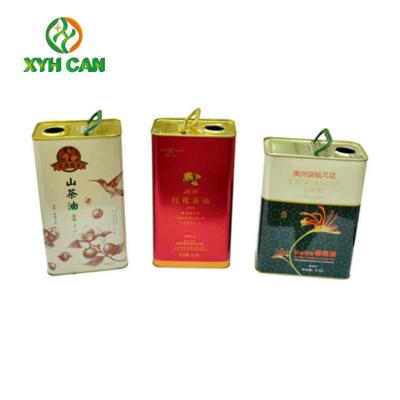 Olive Oil Tin Can Unique que imprime o produto comestível Tin Containers Metal Tinplate Package