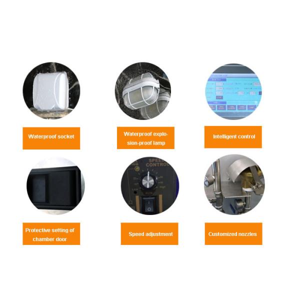 Всестороннее оборудование для испытаний входа воды ИПС1~ИПС6, ИЭК 60529 камеры нержавеющей стали