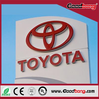 Big size high-end outdoor vacuum forming acrylic advertising pylon sign