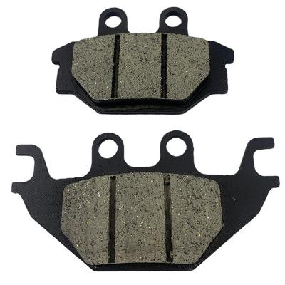 Black Copper Easy Installation Kawasaki Motorcycle Brake Pads For Front And Rear Brakes