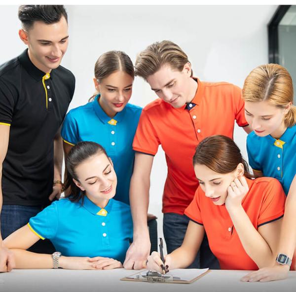 Advertising Loose Custom Work Polo Shirts Personalised Work Polo Shirts Regular Fit