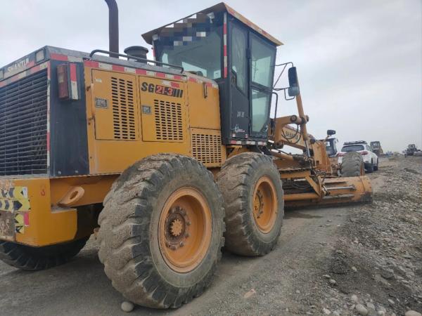 SHANTUI SG21-3 Second Hand Compact Motor Grader with 87kN Traction Force