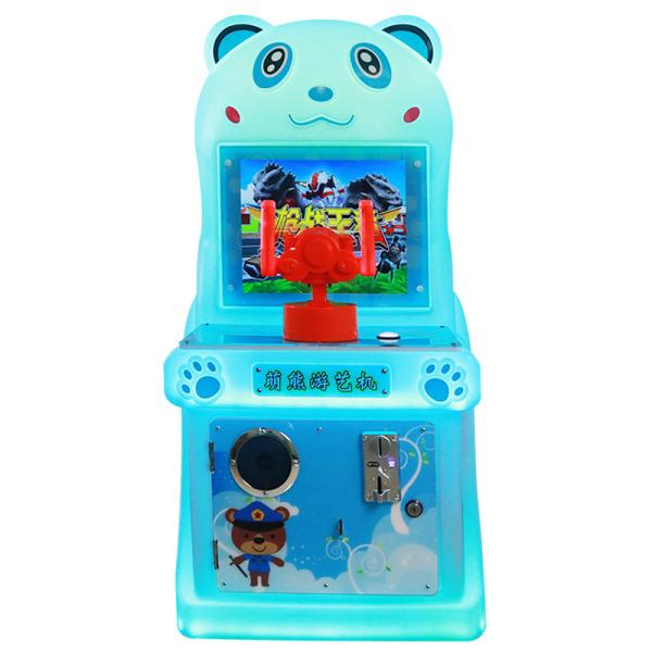Armário de tiro de arcade Bear Coin Mall Robot Crianças Single-player Gunfight King jogo de tiro