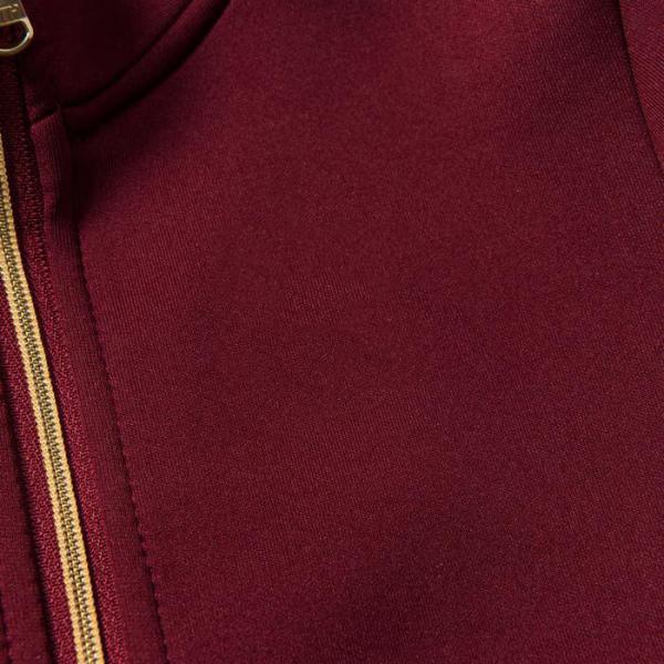 Stand up collar sport set with zip leg opening and side tape customize high street kids tracksuit sets