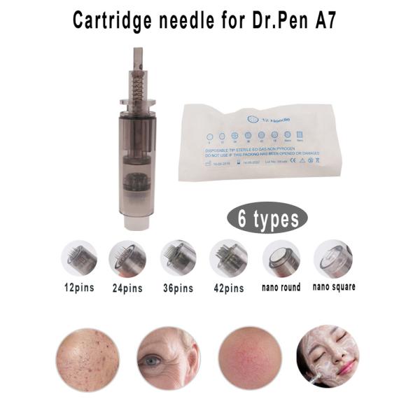 Dr.pen A7 Cartridge Nano Needle Dermapen Microneedle Cartridge Grey Bayonet Microneedling Cartridges