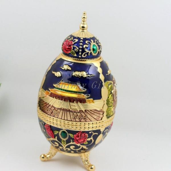 Shinny Gifts Vintage European Home Decor Metal Craft Gifts Automatic Toothpick Holder