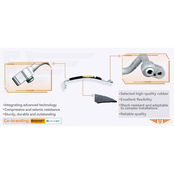 88711-12760 Toyota Corolla 1.3L Discharge Air Conditioner Pipeline 92-97