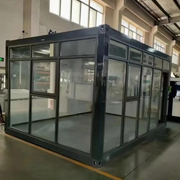 Prefabricated Container Building Shop Showroom Office Container Weather Resistance