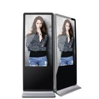 Publicité intérieure Kiosque d'affichage numérique à double écran avec support de sol double face et solution Android