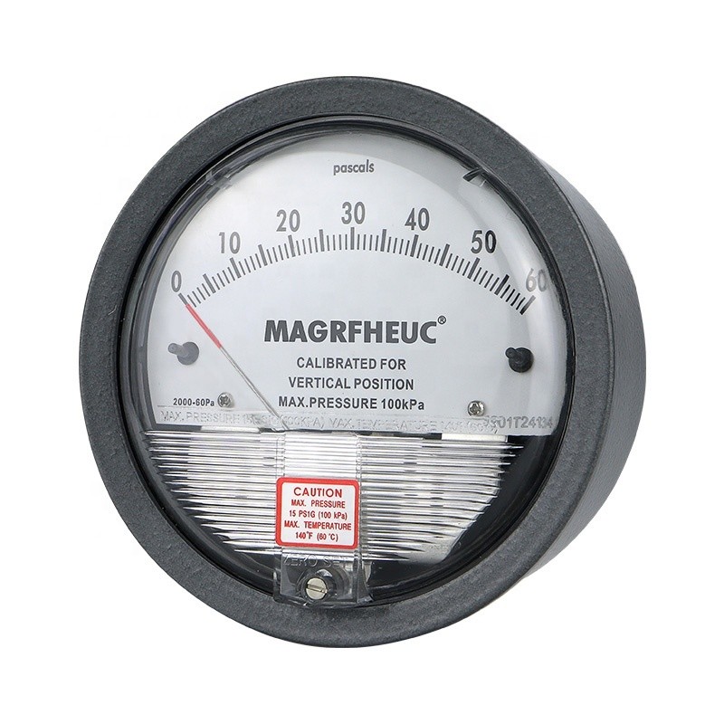 4% Precision 0-10Kpa Differential Pressure Flow Meter Performance Laminated Aluminum