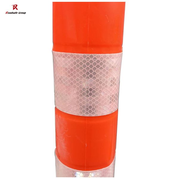 75cm Outdoor Road Safety Warning Durable Pu Plastic Traffic Warning Post