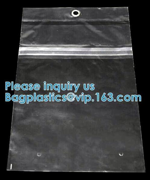 Hanging Hole Resealable apperal Packaging Bags For Clothes, Zipper Plastic Bags For Clothes, Hanger Hook