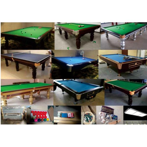 9FT French Pool Table Solid Wood 9 Ball Sportcraft Billiard Pool Table