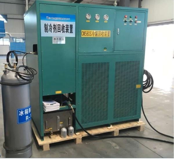 25HP refrigerant recovery machine CM580 Series for recycling waste gas disassembly line freon recovery machine