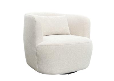 Swivel Chair Waist Pillow Pure Sponge Padded Seat Polyester Fabric Cover Armchair