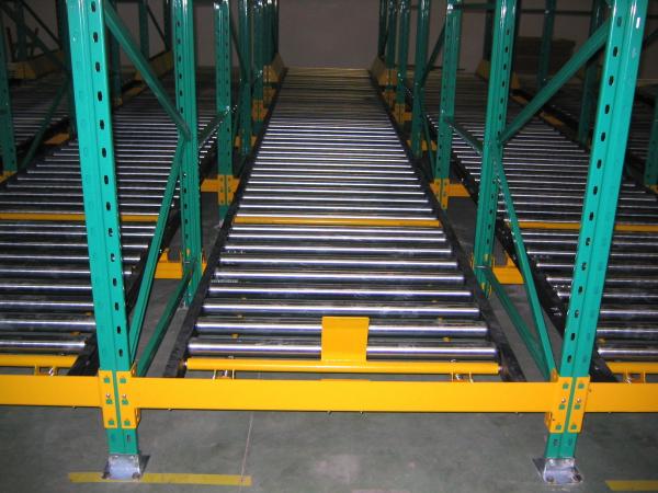 Good Quality Gravity Flow Racks Warehouse Rollers Rack Heavy Duty Gravity Racking