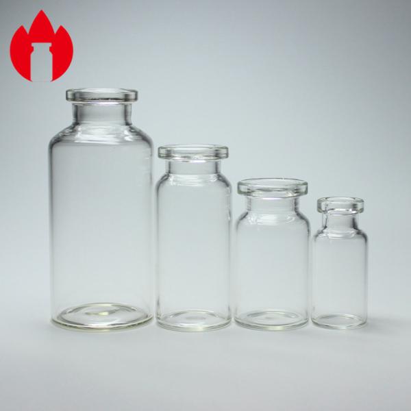 Fioles en verre de petite de 10ml 20ml médecine en verre tubulaire transparente de fioles