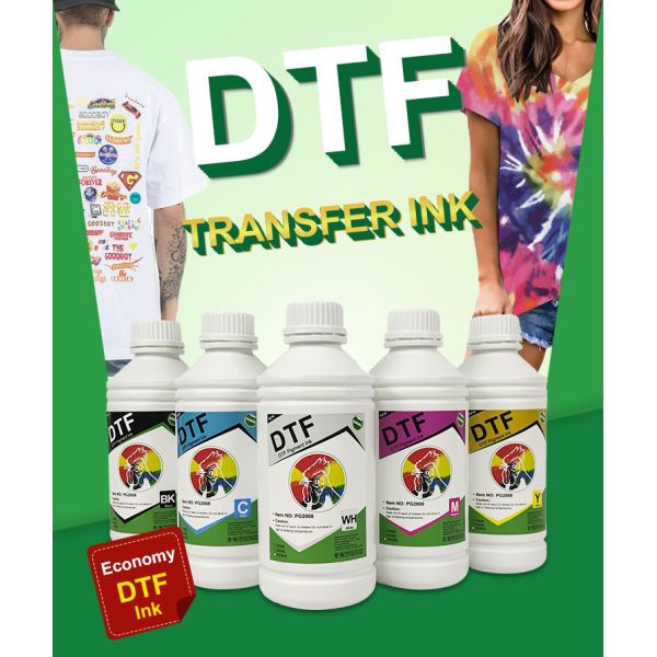 MSDS 1000ML White Transfer DTF Ink for Epson I3200 4720 XP600 PET Film Printing