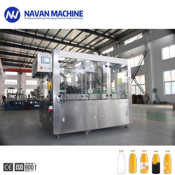 Monoblock Glass Bottle Juice Water Washing Filling Capping Machine