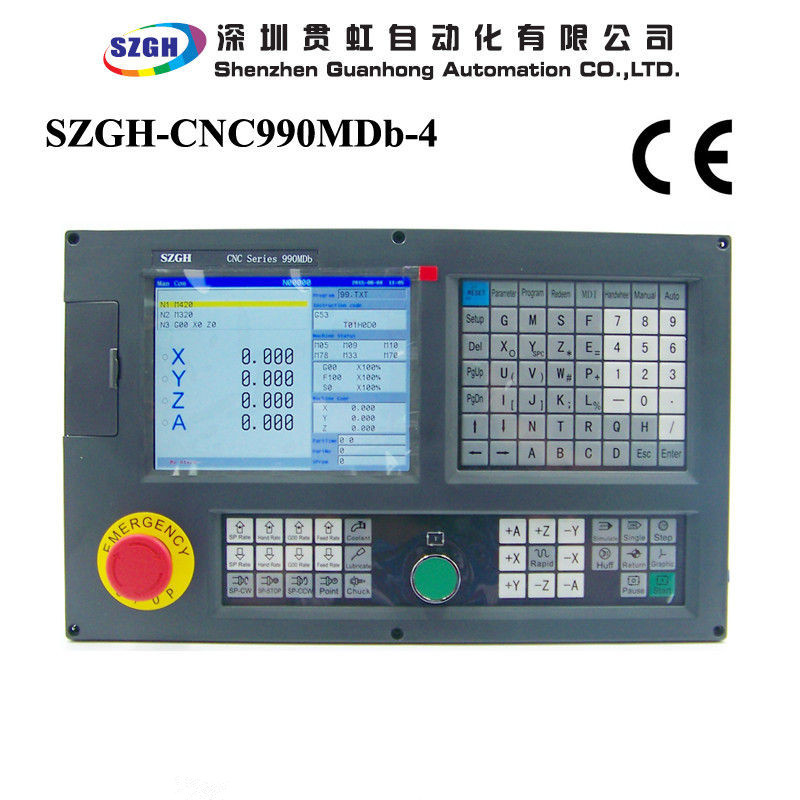 4 Axis 300m/min support USB PLC program  1um precision CNC Milling Machine Controller