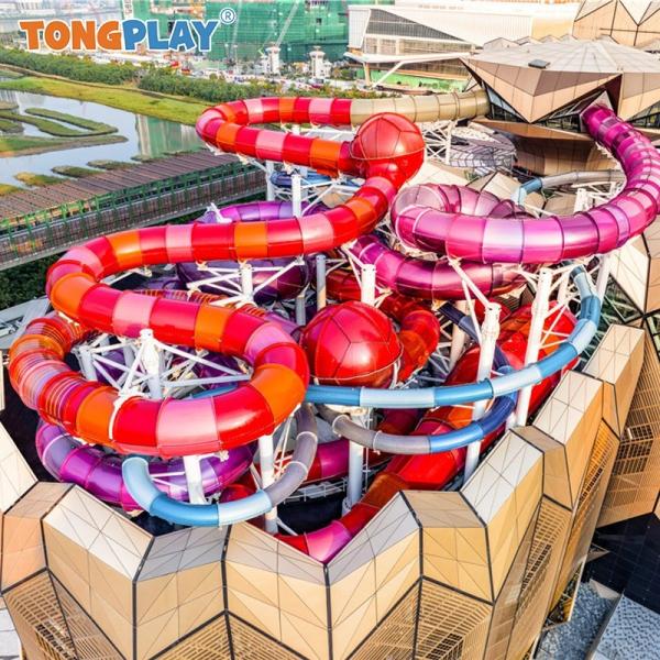 Water Park Equipment for Sale Wholesale Water Slides Swimming Pool Fiberglass Water Slides for Sale