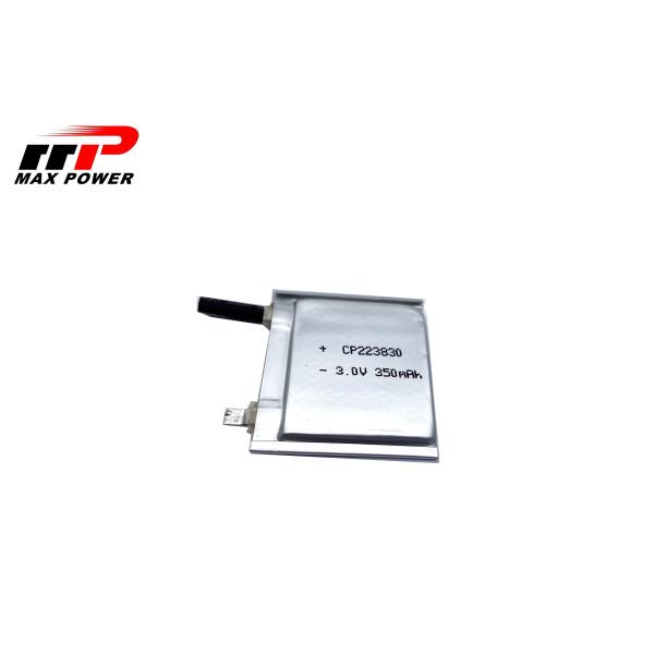 CP203830 Li Mno2 Battery , 3.0V 350mAh High Power Lipo Battery For Tag Device