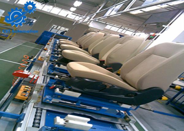 Carbon Steel Automated Assembly Lines , Car Seat Assembly Line Production System