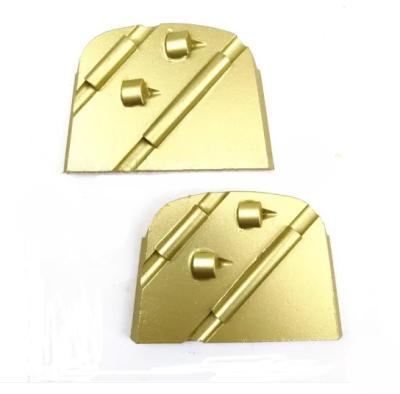 Quick Change Poly Crystalline Diamonds PCD Trapezoids , Scraper PCD , PCD Wings , PCD Grinding Plates For Lavina