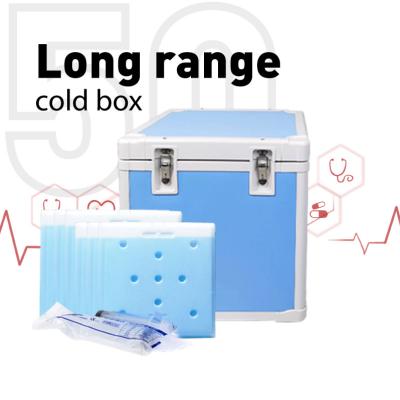 50L Medical Cooler Vacuum Painel Isolado Sangue Vip Caixa térmica