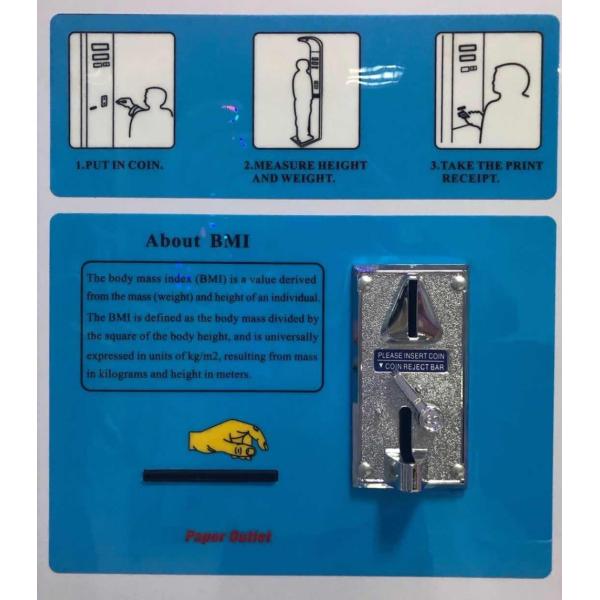 Coin-Operated BMI Vending Machine for Customized Body Weight and Height Measurement