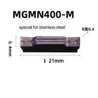 Inserção de ranhuras Mgmn400-M CNC Final de corte Slot de corte Blade inserções de carburo de tungstênio