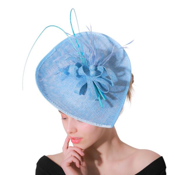 Sinamay Base and Feather Fascinator Hat Shipping Worldwide with DHL UPS FEDEX EMS TNT