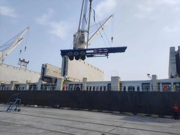 CIMC brand new 4 axles 100t capacity 40FT SPRING SUSPENSION FLATBED SEMI TRAILER  for sale