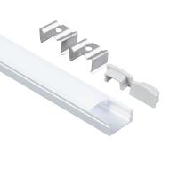Perfil de LED montado em superfície anodizado Alu Perfil de faixa de LED de alumínio