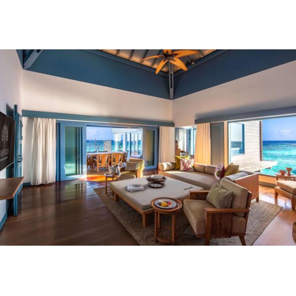 Мебель спальни Мальдивов Meradhoo лотерей выполненная на заказ для виллы воды/виллы пляжа