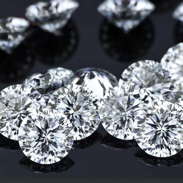 Отрезок Moissanite камня 6.5mm диаманта цвета GRA Moissanite d гениальный