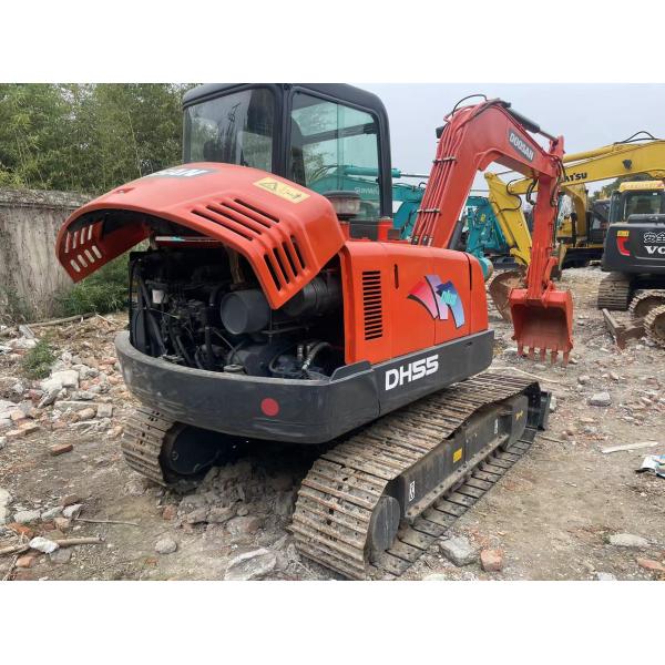 Doosan DH55 DX55 DH60 DX60 Used Excavator 5.25 Ton Crawler Excavator
