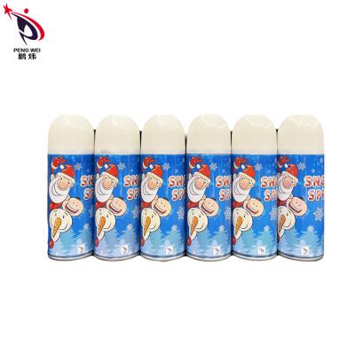 Tinplate 250ml Artificial Spray Snow For Xmas Tree Odorless Durable